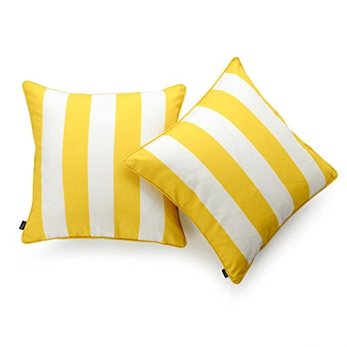 Set of 2 Water Resistant for Patio Lounge Sofa 12x20 Yellow Gray Zigzag Chevron Hofdeco Indoor Outdoor Lumbar Pillow Cover ONLY Set of 2 Water Resistant for Patio Lounge Sofa 12x20 Yellow Gray Zigzag Chevron Hofdeco Indoor Outdoor Lumbar Pillow Cover ONLY